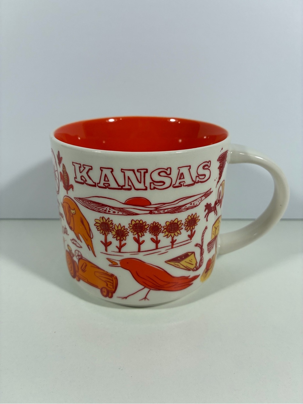 Starbucks Kansas Been There Series Around Globe 2018 Coffee Mug Cup 14oz MINT